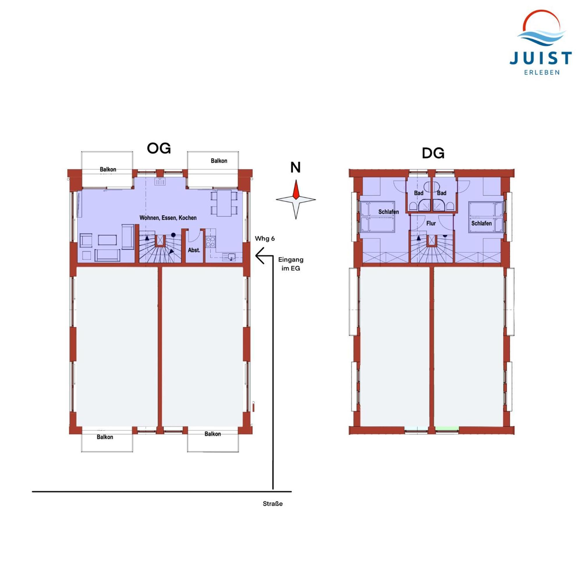 Haus Treibgut 236 - Wohnung 6 Juist Eksteriør bilde
